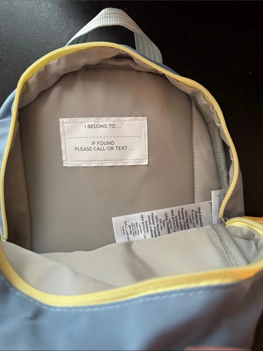 Kids Sun & Cloud Backpack and Lunch Bag Set - Blue & Yellow- pottery barn kids